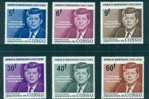 Congo-DR-1964 JFK Kennedy