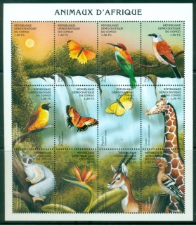 Congo-DR-2000-Flora-and-Fauna-of-Africa-MS-MUH