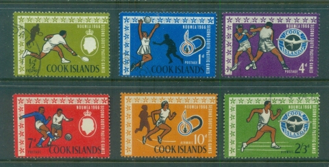 Cook-Is-1967-Second-South-Pacific-Games-CTO-MLH