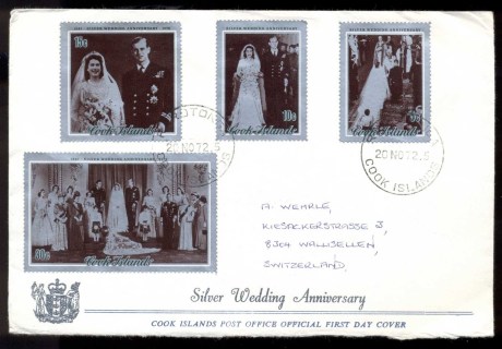 Cook-Is-1972-QEII-Silver-Wedding-Anniversary-FDC