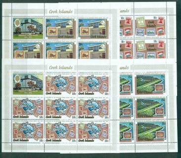 Cook-Is-1974-UPU-Centenary-Sheetlets-label-MUH-lot56488