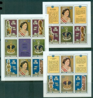 Cook-Is-1978-QEII-Coronation-25th-Anniversary-3xMS-MUH