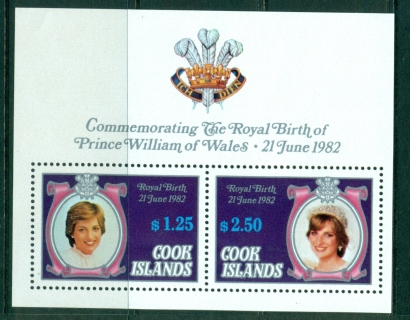 Cook-Is-1982-Prince-William-Birth-MS-MUH-Lot30019