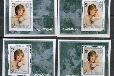 Cook-Is-1982-Xmas-Princess-Diana-William-4xMS-MUH