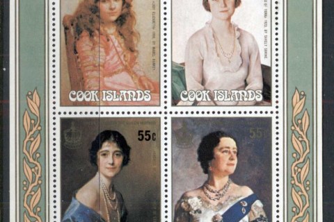 Cook-Is-1985-Queen-Mother-85th-Birthday-MS-MUH