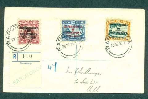 Cook-Is-1935-Silver-Jubilee-Registered-NOT-FDC-lot51341