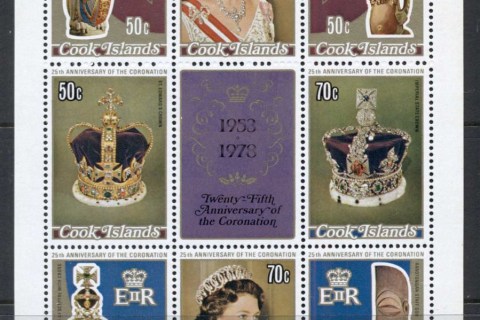 Cook-Is-1978-QEII-Coronation-25th-Anniversary-MS-MUH