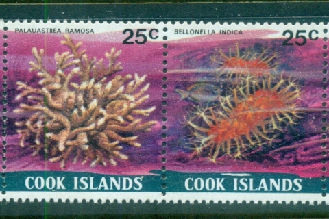 Cook-Is-1980-82-Marine-Life-Corals-str4-25c-MLH