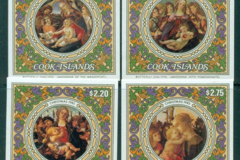 Cook-Is-1985-Xmas-Paintings-by-Boticelli-4xMS-MUH