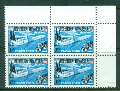 Croatia-1991-92-Airplane-over-Dubrovnik-Perf-11x10-5-blk4-MUH