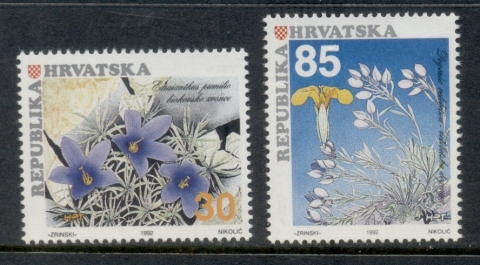 Croatia-1992-Flowers-MUH