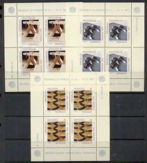 Croatia-1993-International-Art-Bienniale-Vienna-3x-MS-MUH