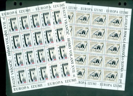 Croatia-1994-Europa-Inventions-2xsheet-MUH