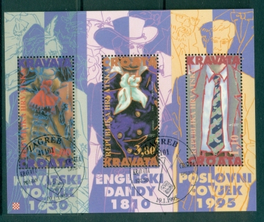 Croatia-1995-Neck-Tie-designs-MS-CTO