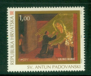 Croatia-1995-St-Anthony-of-Padua-MUH