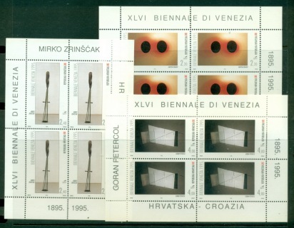 Croatia-1995-Venice-Art-Biennial-3xMS-MUH