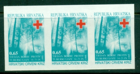 Croatia-1995-red-Cross-Tuberculosis-IMPERF-str3-MUH