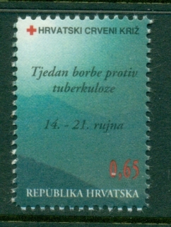 Croatia-1996-red-Cross-Tuberculosis-Week-MUH