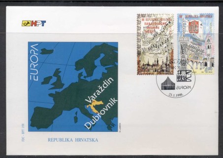 Croatia-1998-Europa-Holidays-Festivals-FDC