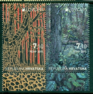 Croatia-2011-EUROPA-Stamps-The-Forest-MUH