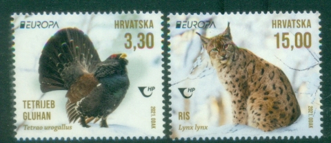 Croatia-2021-EUROPA-Stamps-Endangered-National-Wildlife-MUH