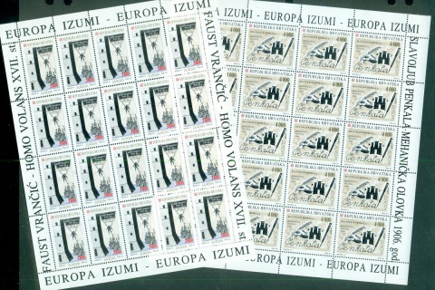 Croatia-1994-Europa-Inventions-2xsheet-MUH