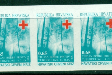 Croatia-1995-red-Cross-Tuberculosis-IMPERF-str3-MUH