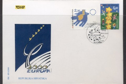Croatia-2000-Europa-Field-of-Stars-FDC