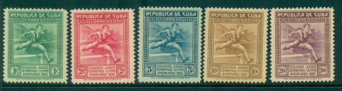 Cuba-1930-Central-American-Athletic-Games-lt-gum-tone-spots-MLH-lot35432