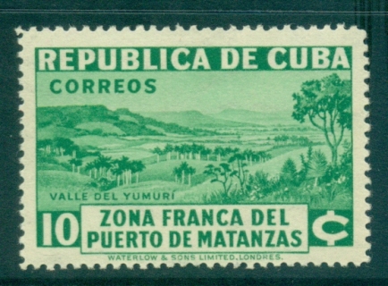 Cuba-1936-10c-valley-of-Yumri-MUH-lot35775