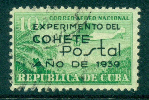 Cuba-1939-Experimental-Rocket-Flight-FU-lot35436