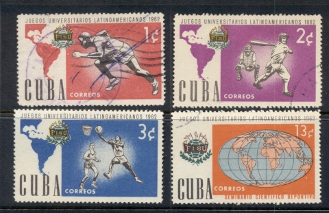 Cuba-1962-University-Games-FU-CTO