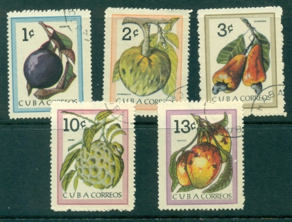 Cuba-1963-Fruit-CTO-Lot29361