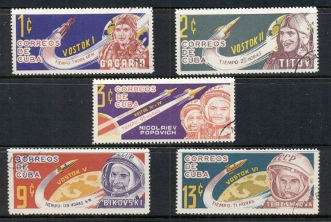 Cuba-1963-Soviet-Space-Flights-CTO