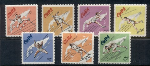 Cuba-1965-Athletics-distrubed-gum-MH