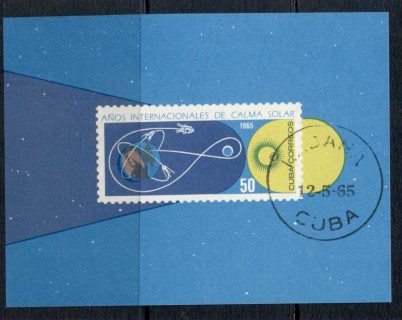 Cuba-1965-Quiet-Sun-year-MS-CTO Cuba-1965-Quiet-Sun-year-MS-CTO