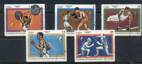 Cuba-1970-Central-American-Caribbean-games-CTO