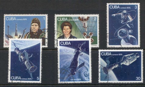 Cuba-1976-Manned-Space-Flight-15th-Anniversary-CTO