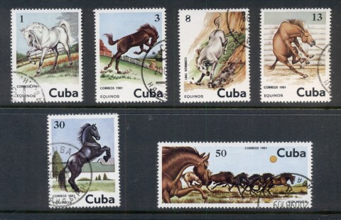 Cuba-1981-Horses-CTO