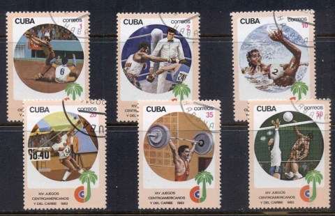 Cuba-1982-Central-American-Caribbean-games-CTO