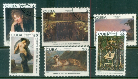 Cuba-1982-Paintings-in-the-National-Museum-CTO