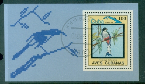 Cuba-1983-Birds-MS-CTO