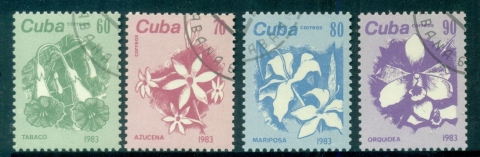 Cuba-1983-Flowers-CTO