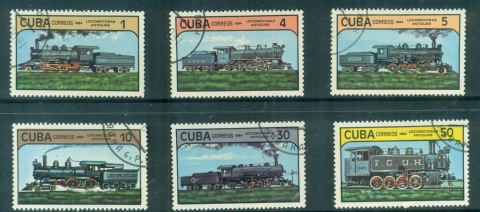 Cuba-1984-Early-Locomotives-CTO