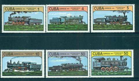 Cuba-1984-Trains-MUH-lot51885