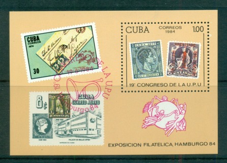 Cuba-1984-UPU-Congress-Hamburg-MS-MUH-lot59440