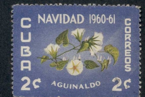 Cuba-1960-Xmas-Flower-2c-MNG
