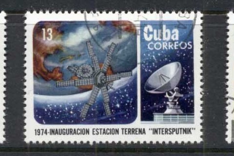 Cuba-1974-Intersputnik-Earth-satellite-Space-Station-CTO