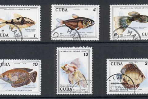 Cuba-1978-Marine-Life-Tropical-Fish-CTO