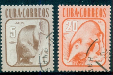 Cuba-1981-Wildlife-CTO